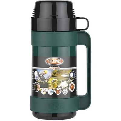 Thermoskanne Mondial 500ml Flachmann verschiedene Farben Glas Vakuum Reise Tee Kaffee