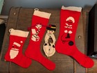 1950's Vintage Handmade Christmas Stockings Made In Japan. (5). — photo 3