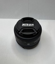 Nikon AF FX NIKKOR 50mm F/1.8D Lens With Lens Caps