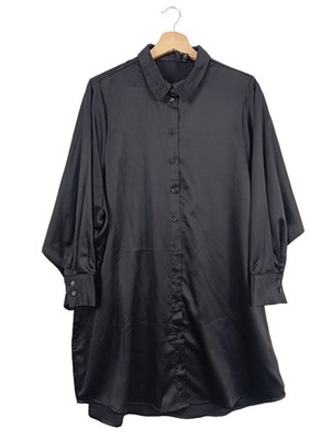 VERO MODA Blusenkleid Damen Kleid Gr. DE 36 schwarz Casual-Look