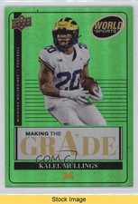 2025 Upper Deck World of Sports Making the Grade Green Kalel Mullings READ 0il7