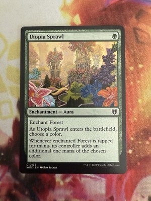 Utopia Sprawl 135 C Commander: Wilds of Eldraine