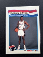 1991-92 NBA Hoops McDonald's Base Set Patrick Ewing #53 USA Basketball