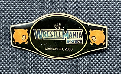 WrestleMania XIX (March 30, 2003) WrestleMania 19 20th Anniversary Wrestling Pin
