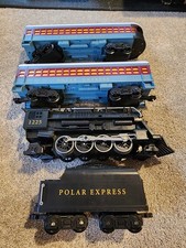 Lionel Polar Express Train Lot Engine 1225 711795 4 Cars Total, Lots Of Track