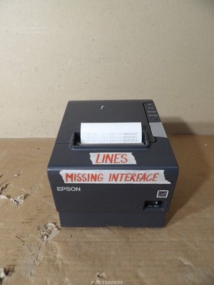 Epson TM-T88V M244A Ticket Receipt Printer USB - LINES - MISSING INTERFACE