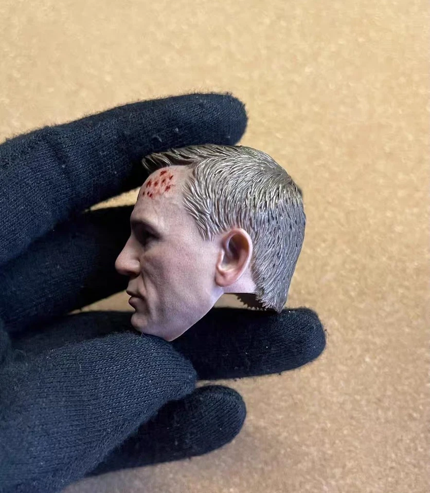 Head Sculpt Figure 1/6 Hot Toys No Time To Die MMS804 James Bond Commando Outfit - Image 3 of 3