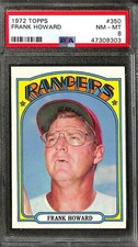 1972 Topps #350 FRANK HOWARD PSA 8 NM-MT 47309303 
