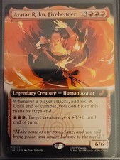 Avatar Roku, Firebender Magic the Gathering (Extended Art) Mythic Rare