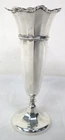 Henry Marshall .925 Sterling Silver Tapered and Fluted Vase Birmingham 1926