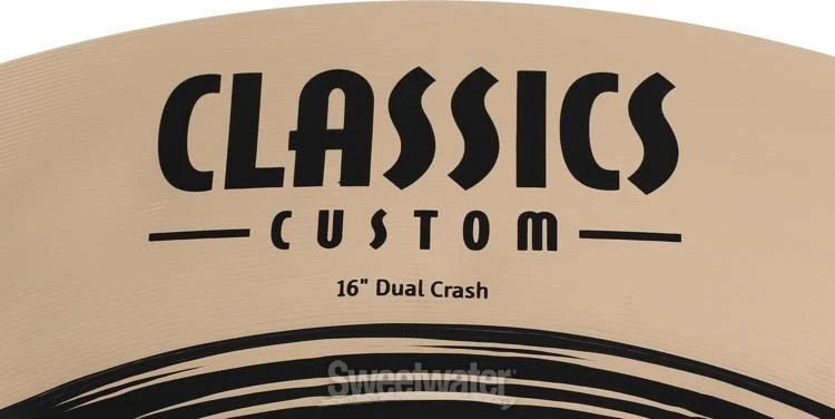 Platillos Meinl 16 pulgadas clásicos personalizados doble choque Foto 2 de 4