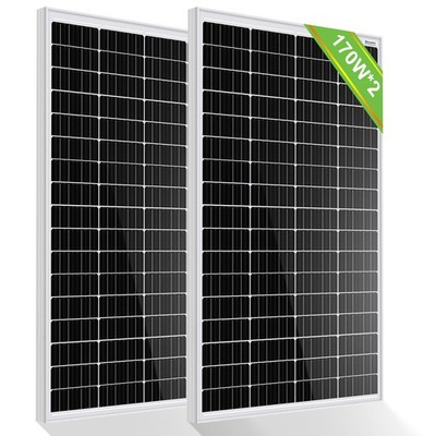 340W 12Volt monokristallines Solarmodul für Wohnmobil Garten Camper Boot