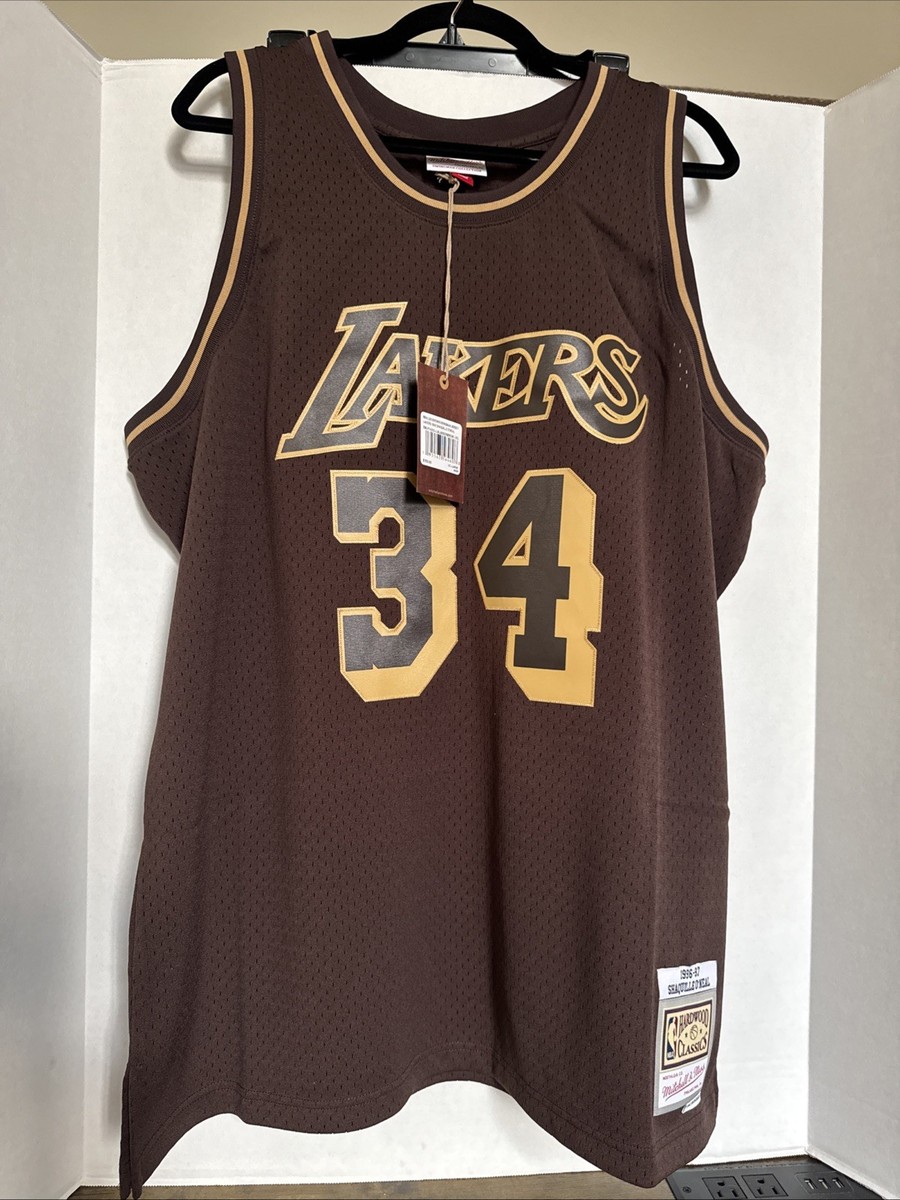 Mitchell & Ness LA Lakers Shaquille O'Neal #34 '96-'97 Lux Brown
