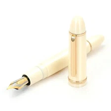 Jinhao X159 Fountain Pen, Gold Trim, #8 Nib, Ivory Barrel
