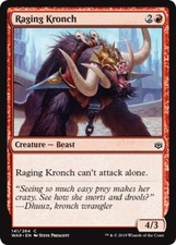 x4 Raging Kronch - War Of The Spark - NM - MTG