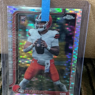 Topps 2025 Chrome Dillon Gabriel Rookie Rush Rookie #317 Cleveland Browns