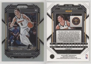 Christian Braun 2022 Prizm #223 Silver Price Guide - Sports Christian Braun 2022 Prizm #223 Silver Price Guide - Sports