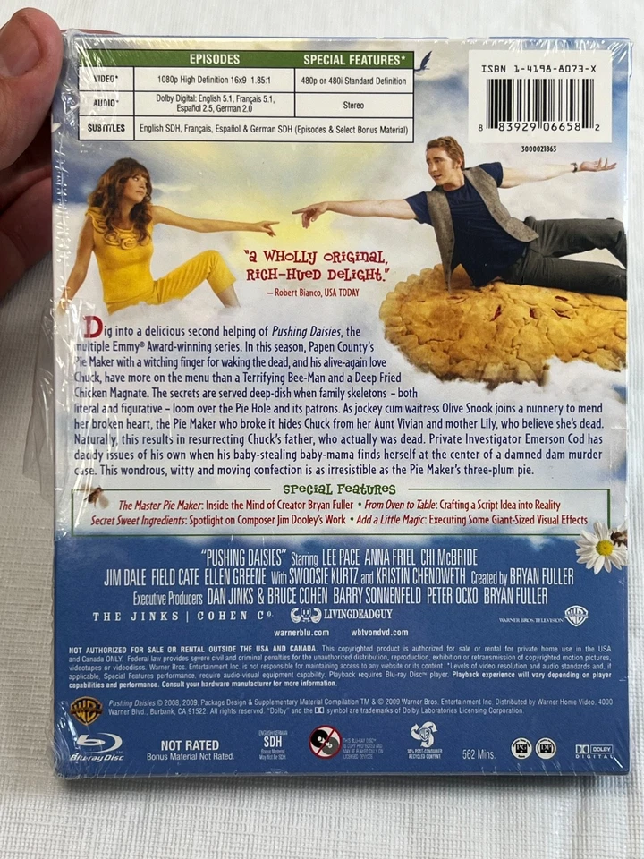 Pushing Daisies: The Complete Second Season 2 (Blu-ray, 2008) - BRAND NEW!! - Image 4 of 4