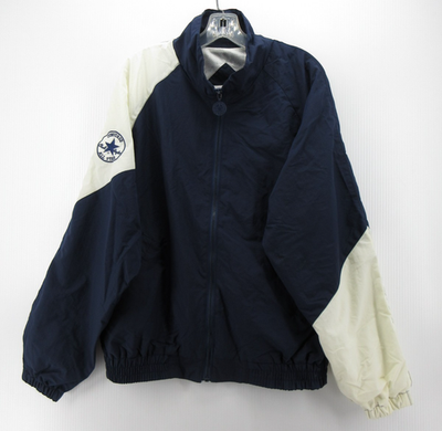 ジャケット・アウター CONVERSE CHUCK TAYLOR CLOTHING JACKET VINTAGE Converse Jacket Men Large Blue Chuck Taylor All Star