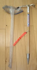INTERALP CAMP VTG ICE CLIMBING AXE WOOD SHAFT PREMANA ITALY REI