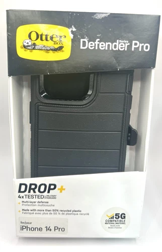 OtterBox  Defender Series Pro Hard Shell for Apple iPhone 14 Pro - Black