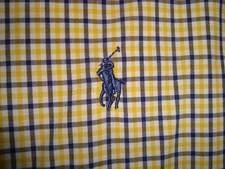 POLO RALPH LAUREN MEN'S 100 COTTON SHORTSLEEVES CLASSIC FIT SHIRT SIZE XL GREAT
