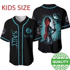 Sally Nightmare Gift Halloween Christmas Kid's Baseball Jersey 3D AOP 1H0891
