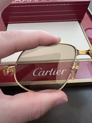 Cartier Maillon Panther G.M Gold Sunglasses 56-14-135 M/L  display picture 1