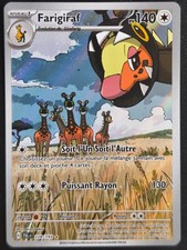 Carte Pokémon Farigiraf 228/193 Komiya AR PAL EV2 Evolution à Paldea FR NEUVE