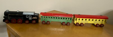BRIO Vintage 1950's Large Size Sweden Hallbar Som Tio Wood Train Set VA-29