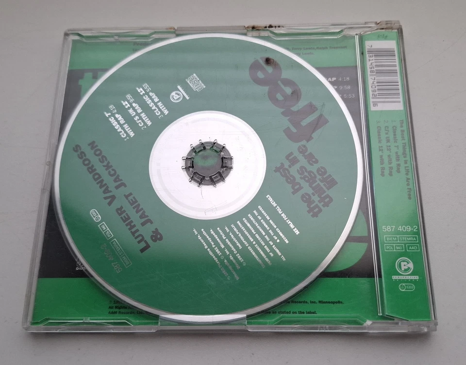 J. JACKSON - THE BEST THINGS IN LIFE ARE FREE - MAXI AUDIO CD - 1992 - EXCELLENT - Bild 2 von 3