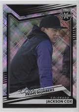 2022 Panini Elite Extra Edition Prime Numbers A 147/185 Jackson Cox #50 0u66