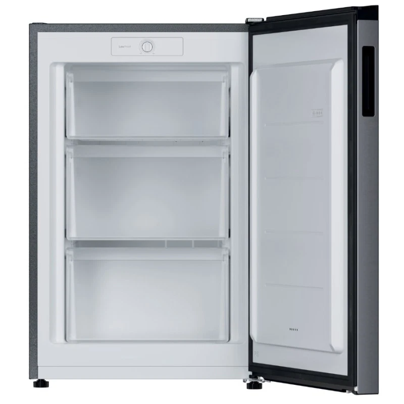 CANDY CNUQ2L58EX CONGELATORE VERTICALE 3 CASSETTI SILVER CLASSE E - Immagine 3 di 4