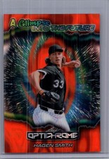 Hagen Smith 2025 Leaf Optichrome Baseball 1/1 Pre Production Proof