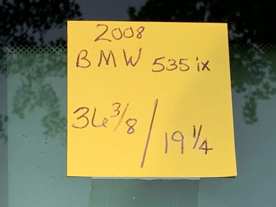 OEM 2004-2010 BMW 535i 535xi E60 sedán techo corredizo techo corredizo vidrio panel de vidrio delantero Foto 2 de 4