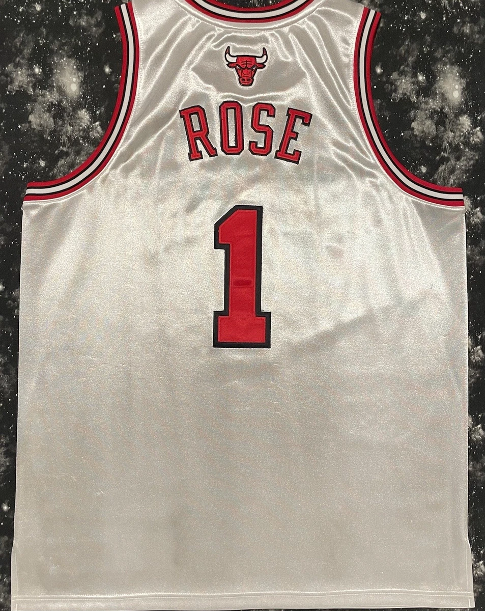 adidas Derrick Rose Chicago Bulls HWC Throwback Swingman Alternate Jersey - Black