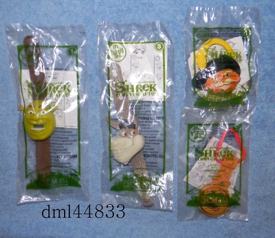 * MIP 2010 McDonalds Shreck Watches Set - Lot of 4