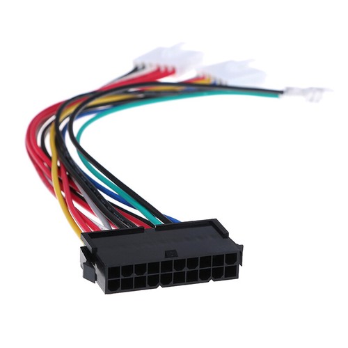 20P ATX To 2 Port 6Pin AT PSU Converter Power Cable For Computer 286 386 486- ❤❤ - Photo 3/11