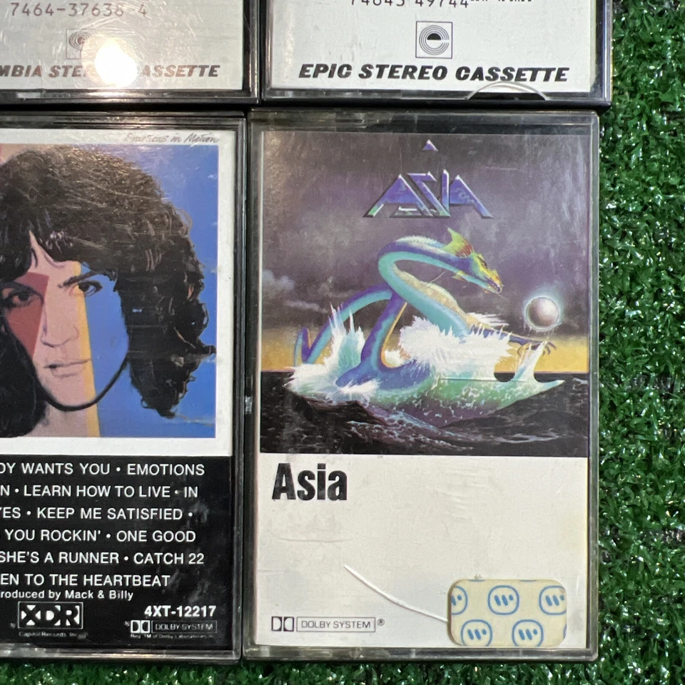 Lot Of 4 80's Rock Cassette Tapes Meatloaf Loverboy Asia Billy Squier See Desc - Image 4 of 4