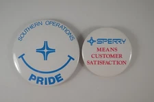 Sperry Univac Computers Pinback Button Set