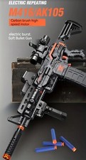 AK47 Style Electric Toy Gun Rifle Vibration Light Sound Free Shipping Automatic