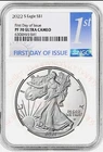 2022 S American Silver Eagle Proof  NGC PF70 UCAM First Day Issue 1st , FDI !
