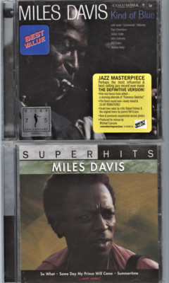 MILES DAVIS . Kind of Blue w/ JOHN COLTRANE SBM Bonus Track . Plus Super Hits CD