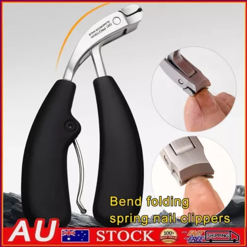 Toenail Clippers for Thick Ingrown Nails Heavy Duty Toe Nail Clippers Seniors - Picture 3 of 19