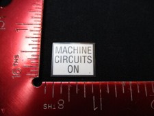 Applied Materials (AMAT) 0060-09019   LABEL, MACHINE CIRCUITS ON (PACK OF 36)