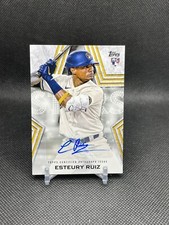 Esteury Ruiz 2023 Topps 🔥🔥 RC Stars AUTO 🔥🔥 Milwaukee Oakland