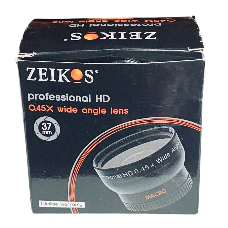 Zeikos Professional HD 0.45 Wide Angle Lens 37mm With Macro - Image 2 of 4