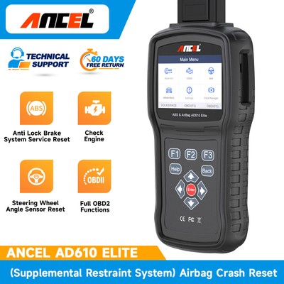ANCEL AD610 Plus Bidirectional ABS Reset Scan Tool Automotive OBD2 Code