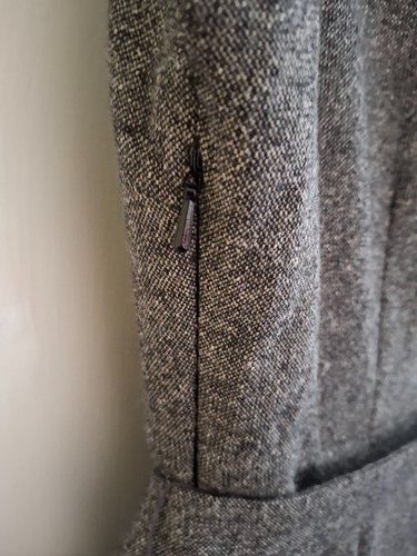 Monsoon size 14 grey pinafore dress. Lined. Wool mix. Used, good condition. - Picture 5 of 5