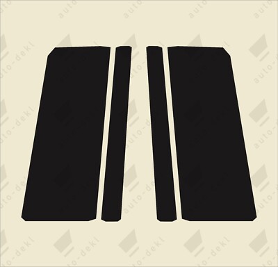Fits VW Mk2 Scirocco - B Pillar Decals - Textured Vinyl Foil Stickers *NEW*
